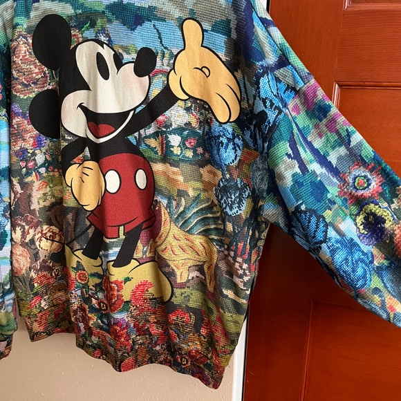 ⚜️🍁Desigual x Christian Lacroix Disney Mickey Mouse hoodie unisex S - Picture 3 of 6